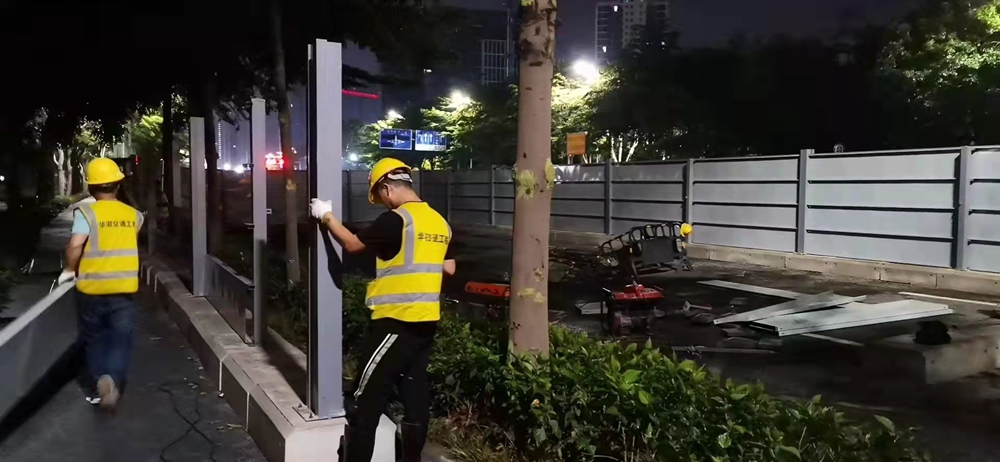 光明市政A款鋼圍擋項目