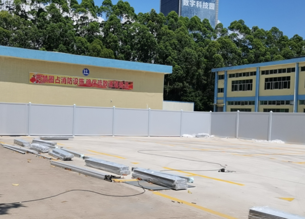 東莞工業(yè)園區(qū)PVC圍擋+安裝