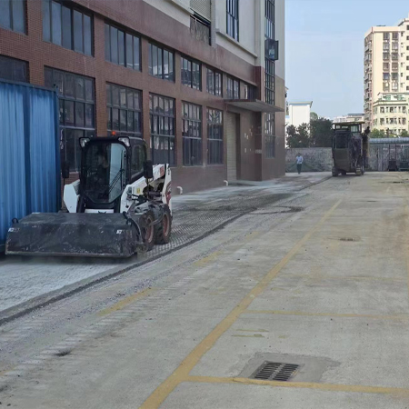 停車場瀝青攤鋪2